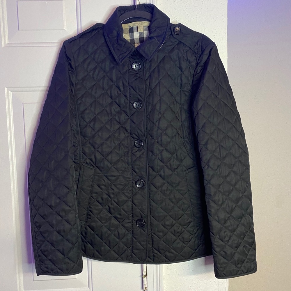 Burberry Black Quilted Ashurst Jacket